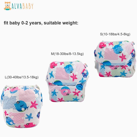 Swim Diaper (Small 10-40lbs) / BOGO - Picture 5 of 5